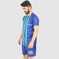 Customised soccer uniform digital sublimation , light weight soccer uniform 100% polyester fabric