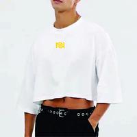 Men Crop Top T Shirt