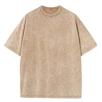 High Quality 100% Cotton Oversized Custom Printing acid wash t shirt