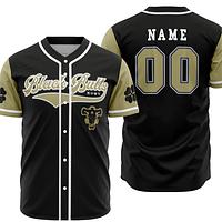 New Coming Short Sleeve Men Baseball Uniform Shirts Custom Printing