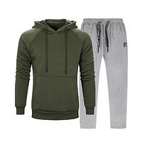 Wholesale Custom Printing & Embroidery Tracksuits High Quality Streetwear Sweat Suits 2 Pieces Sets