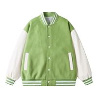     Customizable Embroidered Letter Varsity Jacket for Men