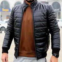 Men's Leather Biker Jacket, premium leather jacket with Ykk zipper, leather jacket for men's