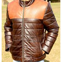Men's Leather Biker Jacket, premium leather jacket with Ykk zipper, leather jacket for men's