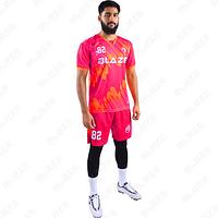  Custom soccer kits made from lightweight 100% polyester with digital print for athletic performance