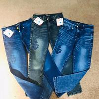  High Quality Stylish Denim Jeans With Customisation Of Colour And Design 