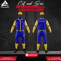  High Quality Baseball Uniform Sublimated With Customised Logo 