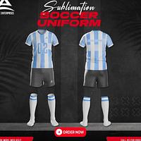  High Quality Soccer Uniform Sublimated with Customised Logo 
