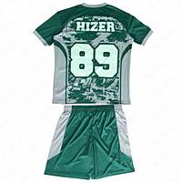 100% lightweight polyester soccer kits with digital printing designed for athletic performance.