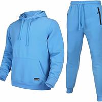 Men's Tracksuit 2 Piece Sweatsuit Long Sleeve Pullover Athletic Hoodies Casual Sport Jogging Suits 