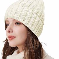Winter Beanie for Women Soft Warm Slouchy Knit Hat Ski Stocking Cuffed Cap