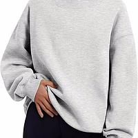 Womens Oversized Sweatshirts Turtleneck Pullover Long Sleeve Hoodies Tops Fall Fashion Outfits 2024 