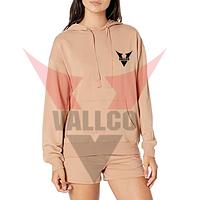 Wholesale Rate Plus Size Women's Hoodies Full Zip Up Customized Logo Print Hoodies For Women