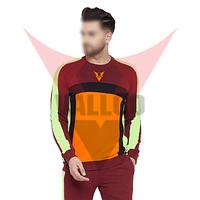 Good Selling Customized Logo Print Men Fashion Wear Color Block New Stylish Sweatshirts