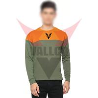 Orange Black Color Comfortable New Arrival Good Selling Plain Best Style Men Wear Sweatshirts 