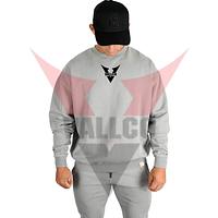 Men's Fashionable Sport Sweatshirts Your Own Logo Design Fleece Fabric Pullover Sweatshirts