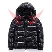 Black Color Factory Rate Full Zipper Comfortable Make Own OEM Service Latest Style Puffer Jackets