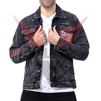 Top Sale Best Material Fabric Men Denim Jacket In Black Color Fashion Wear Product Men Denim Jacket 