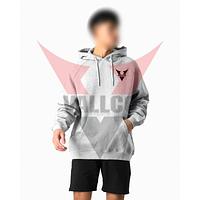 Outer Wear  Loose Fit Light Grey Color High Quality Comfortable Men Oversize Hoodies