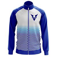 Blue White Contrast Color With Own Logo Best Supplier Unique Product Sublimation Jackets