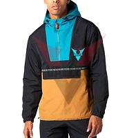 Stand Collar Windbreaker Jacket Autumn Spring Season Street Wear Stylish Windbreaker Jacket