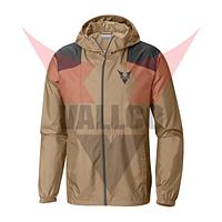 Spring And Autumn Season With Hooded Cool And Windbreaker Jacket Customized Windbreaker Jacket