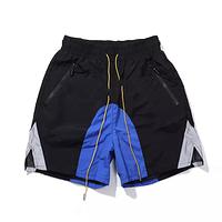 Sports Men Running Shorts Drawstring Shorts Polyester Nylon With Zipper Pocket