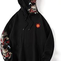 Men’s Embroidered Hoodie – Heavyweight Graphic Streetwear Sweatshirt hoodie