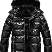 Men’s Waterproof Puffer Jacket – Winter Parka Coat, Thick Warm Ski Outerwear