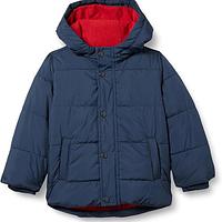 Toddler Boys’ Hooded Puffer Jacket – Heavyweight, Water-Resistant Winter Coat