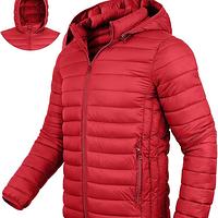 Lightweight Hooded Down Puffer Jacket – Packable Winter Coat