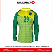 Sublimation Men Goal Keeper's Jersey Yellow