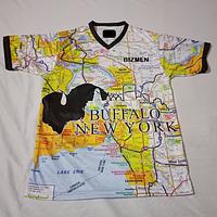 Customized Sublimation 100% Polyester T-Shirts For Men 