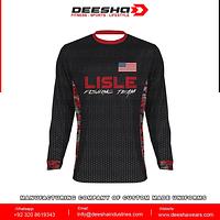Custom Men's Long Sleeve Fishing Jersey Franlin